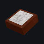 Caja De Regalo Hermana encantadora tallada del Groom personalizad<br><div class="desc">Madera de Birch Rústica tallada con diseño de corteza de árbol de bircho blanco y gris envejecido, y una patina angustiada con aspecto capeado. Este nuevo diseño de madera muestra las iniciales de la pareja talladas en la forma del corazón dentro del árbol. Además, los tipos de letra de moda...</div>