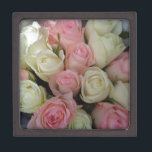 Caja De Regalo Hermoso Bouquet de flores de rosas blancas rosas<br><div class="desc"></div>