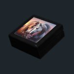 Caja De Regalo Hermoso par de caballos por siempre aniversario<br><div class="desc">Dos hermosos caballos y el texto,  "En nuestro camino para siempre",  adornan el frente de este hermoso diseño de aniversario.</div>