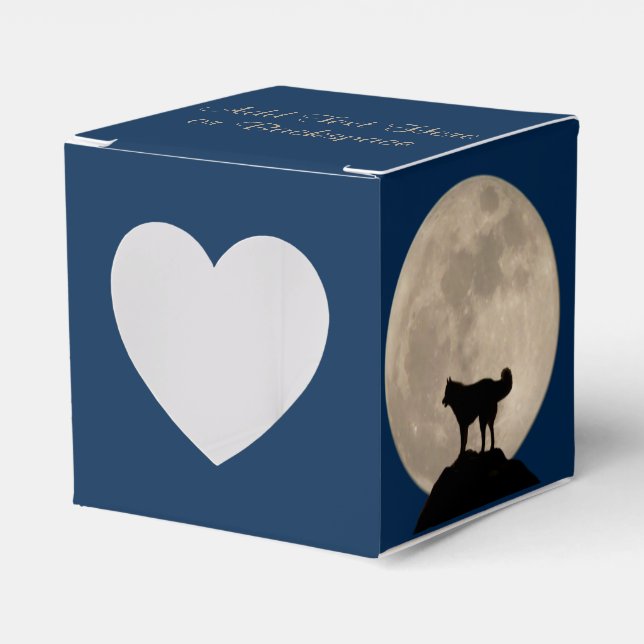 Caja de regalo Husky Personalizada Caja de regalo  (Anverso)