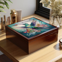 Joyas personalizadas Hummingbird/Keepsake