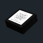 Caja De Regalo Logotipo para empresas personalizados<br><div class="desc">Mejore su marca con esta caja de regalo de personalizable, diseñada para presentar su logotipo y su mensaje personalizado. Perfecto para negocios, boutiques y eventos especiales, esta elegante caja de regalo negra ofrece una manera profesional de presentar artículos de regalo. Dé una impresión duradera añadiendo tu marca a la caja,...</div>