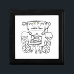 Caja De Regalo Matrimonio de país de Tractor personalizado<br><div class="desc">Un regalo de boda de granja de tractores que puede ser personalizado. Si desea cambiar el tamaño o el tipo de letra,  haga clic en el botón de edición para personalizar. El embalaje en el tractor está en una crema sutil y blanco.</div>