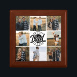 Caja De Regalo "Mejor Papá De La Historia" Foto Keepsake Box<br><div class="desc">Apreciar los preciados recuerdos con papá en esta caja personalizada de mantenimiento de fotos. Con un diseño central de "Best Dad Ever" rodeado de espacios para tus fotos favoritas, esta caja de madera ofrece un lugar especial para guardar recuerdos y tesoros. Personalizar con las fotos de tu familia para crear...</div>