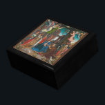 CAJA DE REGALO MERRY CHRISTMAS ADORACIÓN DEL MAGI<br><div class="desc">FELICIDAD DE NAVIDAD SANTA FAMILIA cerámica ...  JAN GOSSAERT...  ADORACIÓN DEL MAGI. 1510-15. Una caja de regalo de Bella Artes de Navidades muy hermosa. Negro. ¿Qué podría decir "Feliz Navidad" mejor que esto? Dominio público</div>