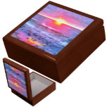 Caja De Regalo México Sunset 0909 Keepsake Box<br><div class="desc">Pintura de la colección "Mexico Sunset 0909" Sostenga sus objetos de valor en esta hermosa caja de conservas. Este joyero es fabricado con madera lacada de roble dorado, ébano negro, verde esmeralda o caoba roja. Incluye un forro suave para proteger tus joyas y demás enseres. Personalice en la página del...</div>