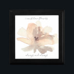 Caja De Regalo Monet de mantas florales de color de agua Rubor<br><div class="desc">El bonito diseño de la acuarela luce pétalos delicados y el dulce poema clásico de Claude Monet: "Debo tener flores,  siempre y siempre". Impresionante idea de regalo para cualquier ocasión especial.</div>