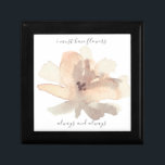 Caja De Regalo Monet de mantas florales de color de agua Rubor<br><div class="desc">El bonito diseño de la acuarela luce pétalos delicados y el dulce poema clásico de Claude Monet: "Debo tener flores,  siempre y siempre". Impresionante idea de regalo para cualquier ocasión especial.</div>