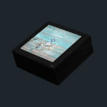 Caja De Regalo Nautical Bote Name Anchor Rustic Wood<br><div class="desc">Esta imagen tiene un nombre de barco y un ancla sobre un fondo rústico de madera.</div>