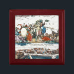 CAJA DE REGALO NEW AMSTERDAM, 1673<br><div class="desc">Detalle del mapa de Hugo Allard de Norteamérica del este.</div>