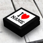 Caja De Regalo Nombre del corazón<br><div class="desc">Escriba el nombre o texto deseado en la sección de nombres.</div>