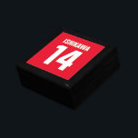 Caja De Regalo Nombre personalizado, número, colores. Hinchas dep<br><div class="desc">Personaliza con el nombre,  número y colores de tu elección.</div>