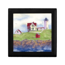 Caja De Regalo Nubble Light House York Maine