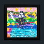 Caja De Regalo Obra artística infantil o arte de foto-foto-keepsa<br><div class="desc">Regalo para mamá,  papá o parientes como abuelos con la impresión original de arte de tu hijo</div>