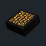 Caja De Regalo Om Mantra Yoga Símbolo Oro Sol Asana Relax Fitness<br><div class="desc">Om Mantra Yoga Símbolo Oro Sol Asana Relax Fitness Meditación Naranja Amarillo Elegante Cajero Elegante Salto de Joyas de Madera Keepsake Box.</div>