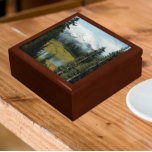 Caja De Regalo Paisaje del Monte Rainier panorámico<br><div class="desc">Almacenar baratijas, joyas y otros pequeños keepsakes en esta caja de regalo de madera con azulejos de cerámica con una imagen fotográfica del nevado Monte Rainier y el paisaje pintoresco que lo rodea en las montañas de la cascada del estado de Washington. Seleccione el tamaño y el color de su...</div>