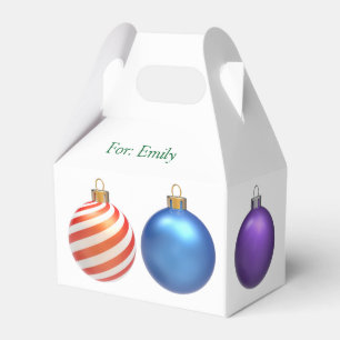 Caja de regalo para Navidades decorados, envoltura