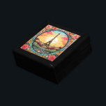 Caja De Regalo Parisino Sunset Eifel Tower Paris Floral Francesa<br><div class="desc">El Sunset Paris Eifel Tower Paris France Floral Gift Boxes presenta un estilo Art Déco con la puesta de sol de París con la Torre Eifel en un marco floral autista. Creado por Evco Studio www.zazzle.com/store/evcostudio</div>