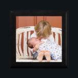 Caja De Regalo Personalizado de dos caras de foto<br><div class="desc">Caja de regalo personalizada de fotografía de dos caras</div>