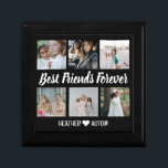 Caja De Regalo Personalizado Mejor Collage de fotos de amigos mej<br><div class="desc">¿Buscando el regalo perfecto para tu mejor amigo? No busque más allá de esta caja personalizada de personalizado mejores amigos de foto de collage caja de keepsake! Esta caja de joyas de sake es el regalo perfecto para su bienestar. Este regalo único es perfecto para cualquier amigo que quiera conservar...</div>