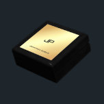 Caja De Regalo Plantilla Creative Monogramed Gold Classic<br><div class="desc">Creative Monogrammed Gold Classic Template Jewelry Box.</div>