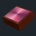 Caja De Regalo Plantilla en blanco púrpura rosa elegante clásica<br><div class="desc">Plantilla Pink Purple Blank Elegante Caja clásica de Keepsake de roble dorado.</div>