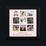 Caja De Regalo PRESUPUESTO Bridesmaid Regalos COLLAGES DE FOTOS C<br><div class="desc">Este moderno regalo de la fiesta nupcial puede ser utilizado para las damas de honor,  la dama de honor,  la madre de la novia y el novio. Añade tus fotos favoritas y agrega texto para crear un regalo único personalizado de fiesta nupcial.</div>