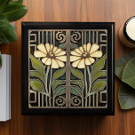 Caja De Regalo Primrose Art Deco Floral Art Nouveau Memorabilia<br><div class="desc">Preserve sus tesoros con estilo con nuestra exquisita caja de Keepsake de estilo Art Nouveau. Esta caja de conservas, elaborada a partir de madera barnizada de primera calidad, está disponible en impresionantes tonos de roble dorado, negro ébano, verde esmeralda y caoba roja. Cada caja está recubierta de fieltro suave para...</div>