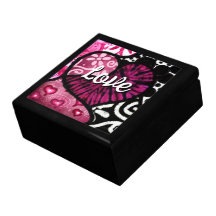 Resumen de amor Corazón Pink Floral Polka Dots Bla