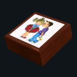 Caja de regalo romántica de pareja<br><div class="desc">Cuadros de regalo de pareja romántica - Personalizable - o Elegir / Añadir su texto único / nombre / color - Hacer su caja especial de regalo - Redimensionar y mover o eliminar / añadir elementos - imagen / texto con herramienta Personalización. Pintura y diseño de MIGNED. Por favor, vea...</div>