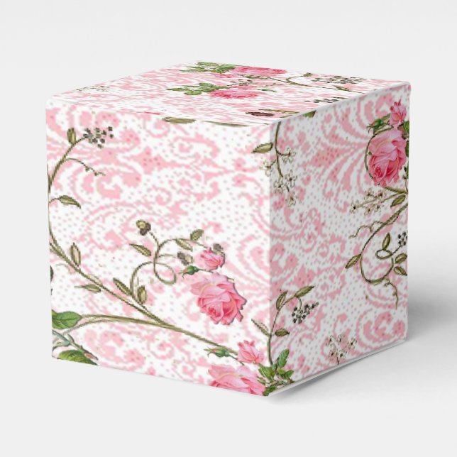 Caja de regalo rosa (Costado Anverso)