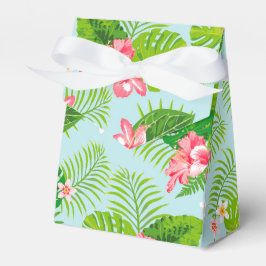 Caja de regalo rosa de hibiscus Palm