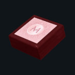 Caja De Regalo Rosa Purpurina de oro plantilla elegante Girly<br><div class="desc">Rosa Purpurina de oro Plantilla Elegante Modesto Girly Monograma Elegante Caja de Keepsake de joyas de madera moderna.</div>