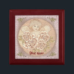 Caja De Regalo Rosas de la época Cherub Angel Jewelry Box<br><div class="desc">Rosas vintage Cherub Angel Jewelry Box de ArtMuvz Ilustracion. Ya sea que busques un regalo para un amigo, un miembro de la familia o un ser querido, hay un regalo de ángel que es perfecto para ellos. Los regalos de ángel pueden ser de naturaleza religiosa o secular, y se pueden...</div>