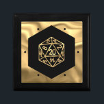 Caja De Regalo RPG Dice | Fantasía de oro Retro Tabletop PnP Game<br><div class="desc">Siempre es JUEGO, así que elige tu iniciativa de armas y rollos... Un boda/fiesta de jugadores de MODA GEEK de novedad ideal para cualquier tabletas de la vieja escuela bolígrafo/lápiz y papel de fantasía (PnP) jugador de rol de fantasía con un dados poliédrico de 20 lados con un rollo natural...</div>