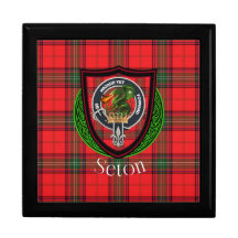 Seton Scottish Clan Tartan & Escudo