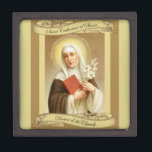 Caja De Regalo St. Catherine del médico de Siena de la iglesia<br><div class="desc">St. Catherine de Siena,  médico de la iglesia.</div>