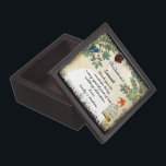 Caja De Regalo Su dama de honor de la boda le agradece regalo<br><div class="desc">Joyero del recuerdo de la dama de honor o caja personalizado diseñador de encargo de madera de la memoria elegante</div>