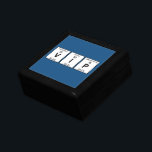 Caja De Regalo Tabla periódica VIP<br><div class="desc">VIP escrito con elementos de la Tabla Periódica. Fondo del personalizable. Elija el color de fondo que desee haciendo clic en el botón Personalizar - Fondo.</div>