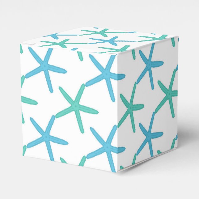 Caja de regalo Tropical Beach Shell Favor (Costado Anverso)