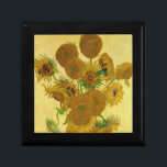 Caja De Regalo Van Gogh - Vase con 15 girasoles<br><div class="desc">Vase con quince girasoles / Vase avec quinze tournesols - Vincent Van Gogh,  agosto de 1888 - Sunflowers 1888 versión para la boca (F454)</div>
