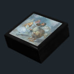 Caja De Regalo Vintage Christmas, Alice In Wonderland,<br><div class="desc">Un impresionante ilustracion vintage de Alice In Wonderland con el dodo presentando solemnemente un dedal. Perfecto para los amantes de los regalos vintage de Navidad. Artista: Sir John Tenniel.</div>