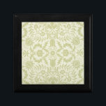 Caja De Regalo William Morris Borage Boda Soft Green<br><div class="desc">Este hermoso patrón antiguo se basa en el diseño de papel pintado de William Morris Borage de mediados del siglo XIX. Un adorable patrón para regalos suaves y hermosos,  bodas tradicionales y celebraciones,  es sutil y magnífico.</div>