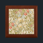 Caja De Regalo William Morris Lily Art Nouveau<br><div class="desc">Diseño del patrón de Lirio William Morris. William Morris era un diseñador textil inglés, artista, escritor y socialista asociado con la Hermandad Previolácea y el Movimiento de Artes y Artesanías Británicas. Fundó una empresa de diseño en colaboración con el artista Edward Burne-Jones y el poeta y artista Dante Gabriel Rossetti....</div>