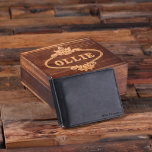 Caja de regalo y billetera de cuero de la Biplia n<br><div class="desc">Este conjunto incluye 1 cartera y 1 caja de madera. Es un regalo especial para un padre,  novio o marido. La moneda y las tarjetas de crédito son programas de escala y no están incluidos (lo siento).</div>