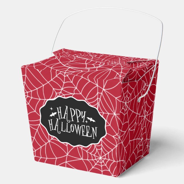 Caja de regalos para fiesta de Halloween (Anverso)