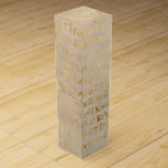 Caja de Relieve metalizado dorado Fiesta temática<br><div class="desc">Cajas de fiesta egipcias de estilo Art Déco diseñadas para ser rápida y fácilmente adaptadas para cualquier ocasión.</div>