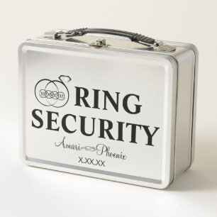 Caja de seguridad del portador de anillo