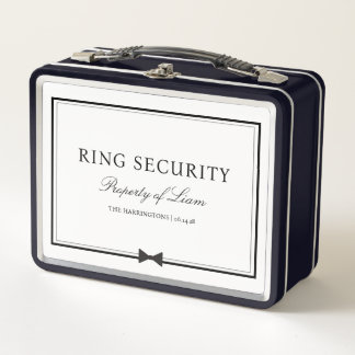 Caja de seguridad divertida para anillo de boda pe
