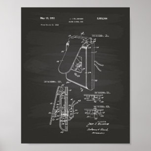 Caja de señales de alarma 1951 Patent Art - Chalkb